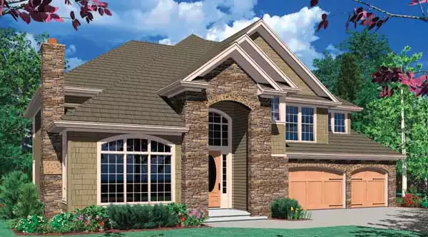 image of large traditional house plan 2731