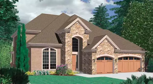 image of large traditional house plan 4341