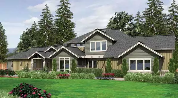 image of large traditional house plan 6106