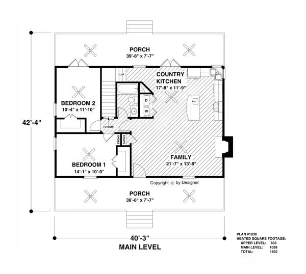 The Springside Cottage 2313 - 2 Bedrooms and 2 Baths | The House ...