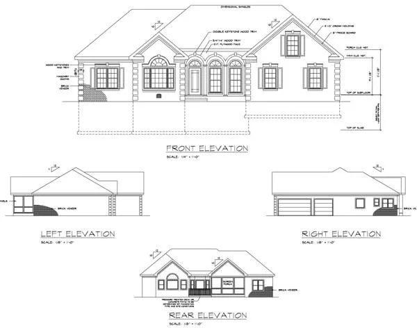 The Oak Lane 6243 - 3 Bedrooms and 2.5 Baths | The House Designers - 6243