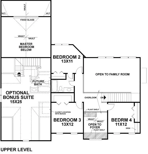 The Smithwyck 7617 - 4 Bedrooms and 2.5 Baths | The House Designers - 7617