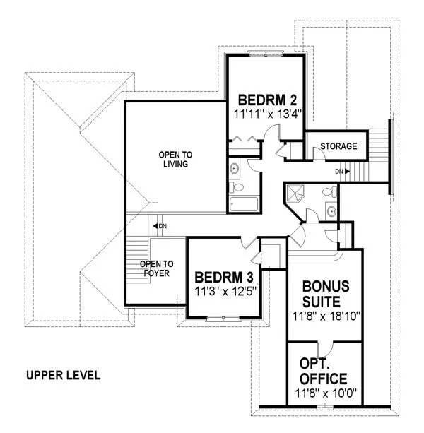 The Draketown 6318 - 3 Bedrooms and 3.5 Baths | The House Designers - 6318