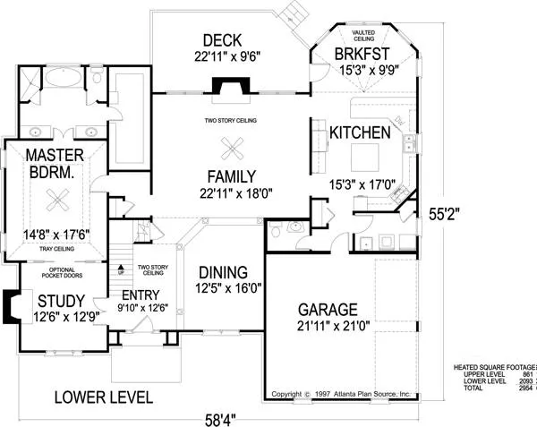 The Folsom 6320 - 4 Bedrooms and 3.5 Baths | The House Designers - 6320