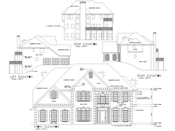 The Yorkville 6323 - 4 Bedrooms and 4 Baths | The House Designers - 6323