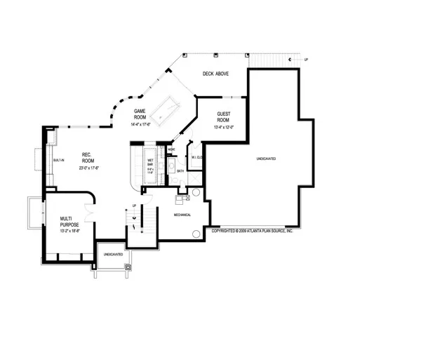 Traverse 1900 - 4 Bedrooms and 4.5 Baths | The House Designers - 1900