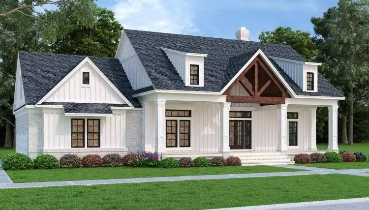 image of small country house plan 8809