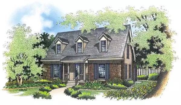 image of small traditional house plan 5228