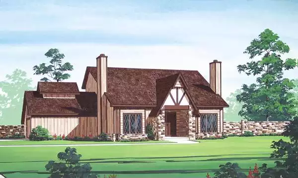 image of traditional house plan 7337