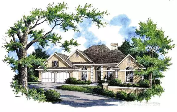 image of traditional house plan 7656