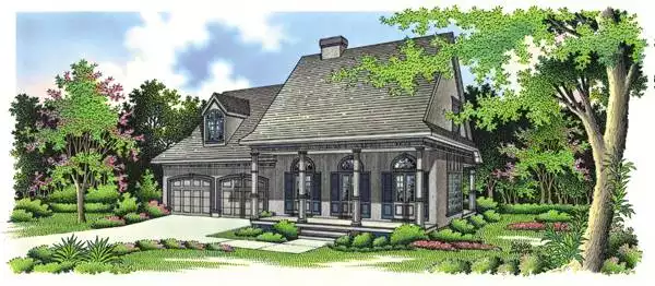 image of traditional house plan 4792