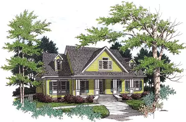 image of traditional house plan 3856