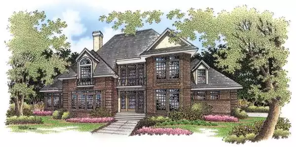 image of traditional house plan 4824