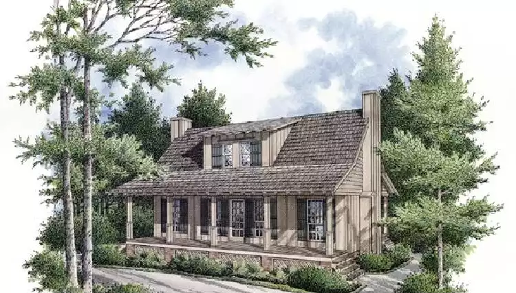 image of country house plan 7118