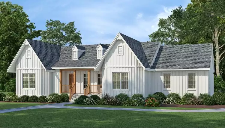 image of single story country house plan 9503