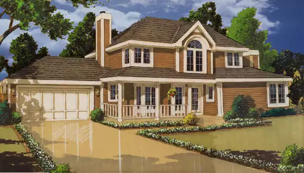 image of four bedroom house plan 1606