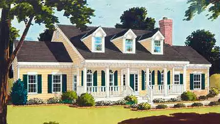 image of country house plan 6941