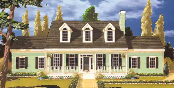 image of farmhouse plan 5649