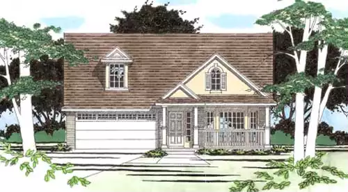 image of traditional house plan 4619