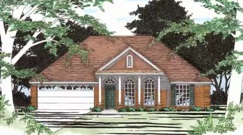 image of four bedroom house plan 5386