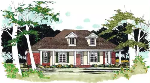 image of farmhouse plan 2892