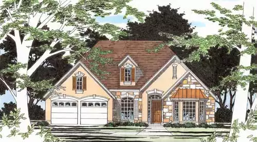 image of small european house plan 2902