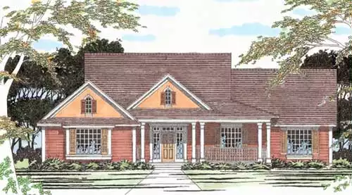 image of farmhouse plan 5411