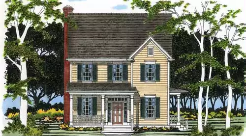 image of 2 story country house plan 2930