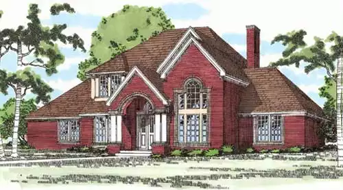 image of traditional house plan 5427