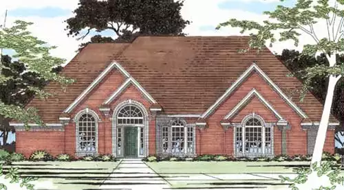 image of large traditional house plan 2957