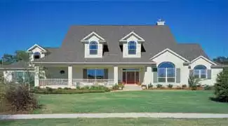 image of 2 story traditional house plan 4628