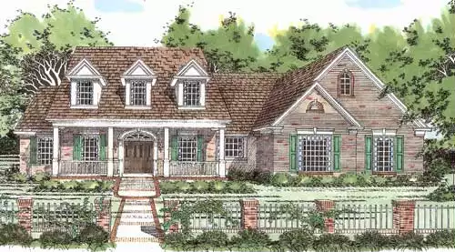 image of country house plan 5478