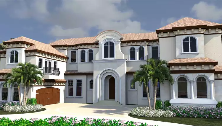 image of spanish house plan 1089