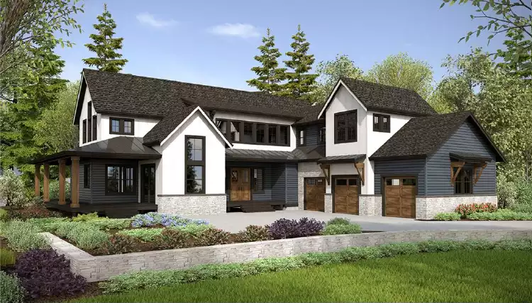 image of 2 story country house plan 1328