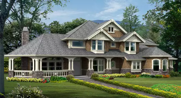 image of 2 story country house plan 4967