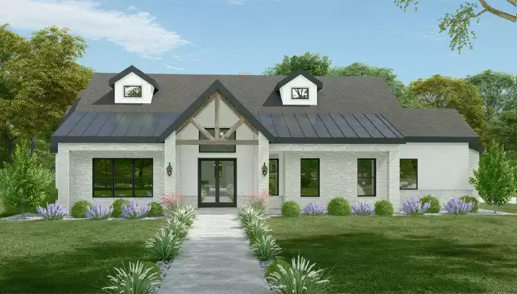 image of lake house plan 3173