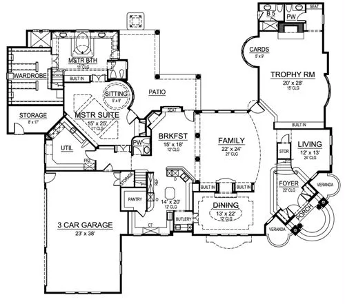 Corner Lot Luxury Home Design - 4520