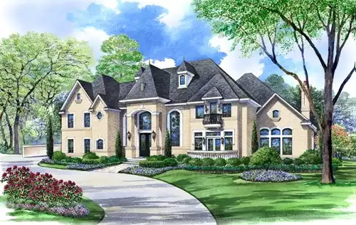 image of traditional house plan 4871