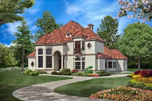 image of 2 story traditional house plan 5135