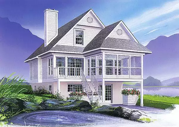 image of canadian house plan 1195