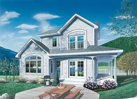 image of small country house plan 4548