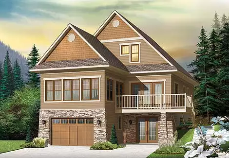 image of four bedroom house plan 3288