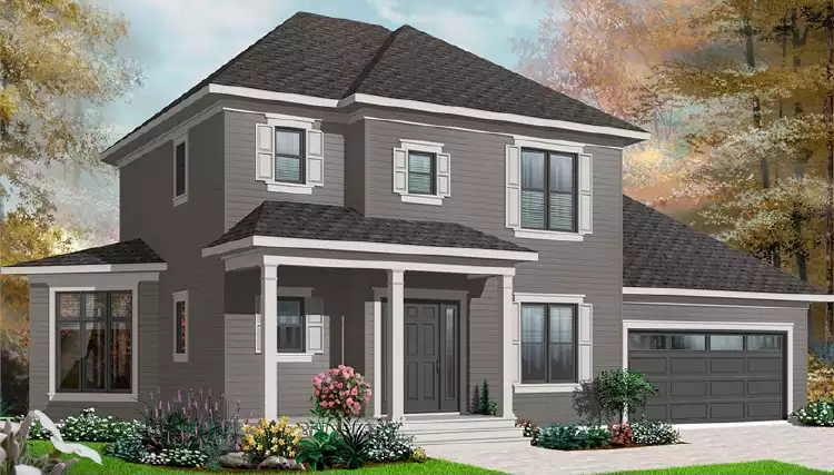 image of country house plan 3277