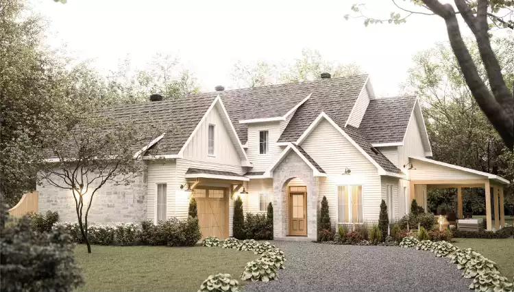 image of country house plan 5198