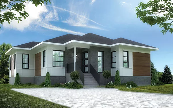image of modern house plan 9532