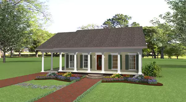 image of country house plan 6527