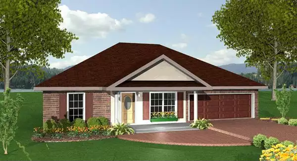 image of small traditional house plan 5661