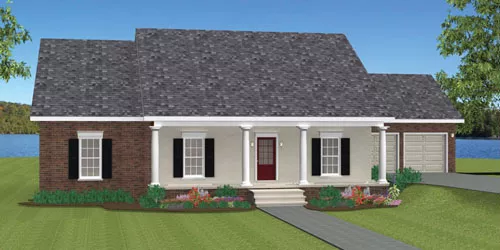 image of country house plan 8239