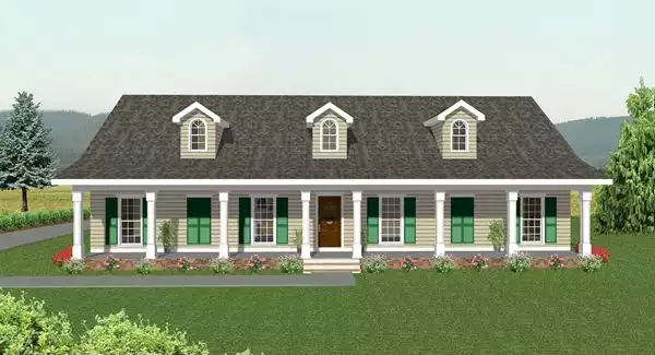 image of side entry garage house plan 5726