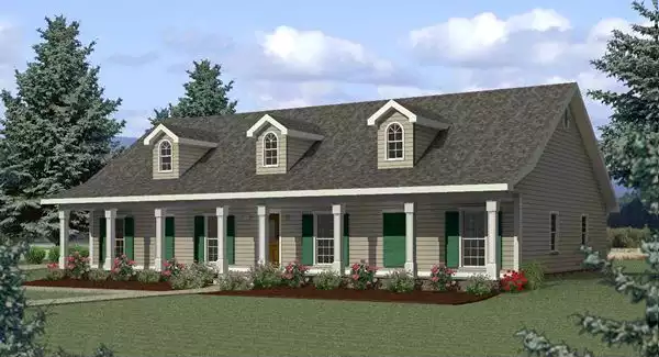 image of affordable country house plan 5725